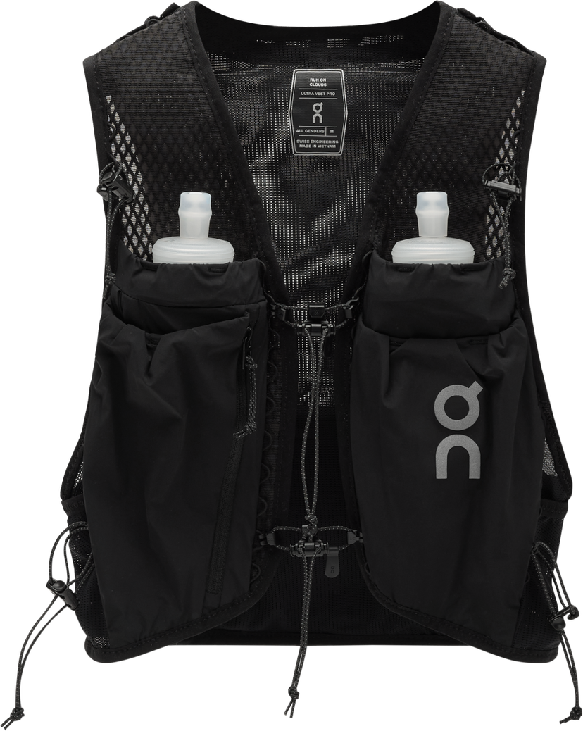 Rygsæk On Running Ultra Vest Pro + 2 flasks Sort | 2uf30130553