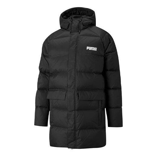 Puffer jakke Puma Solid Down Jacket Sort | 846326-01