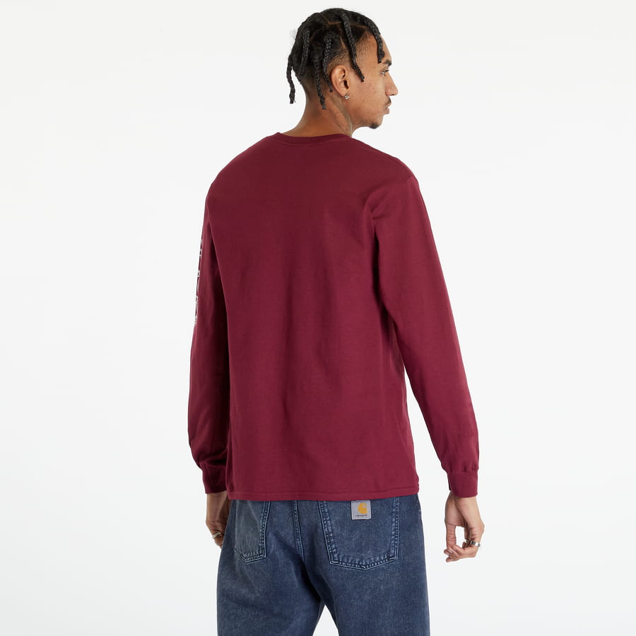 T-shirt Thrasher Barbed Wire Tee Bourgogne | 145287, 1