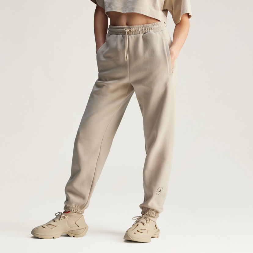 Joggingbukser adidas Performance Loose Fit Sweatpants Beige | JI5168