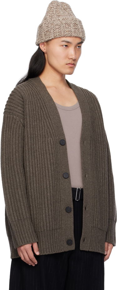 Sweater Studio Nicholson Studio Nicholson Pomona Knit Cardigan Brun | POMONA SN - 762, 1