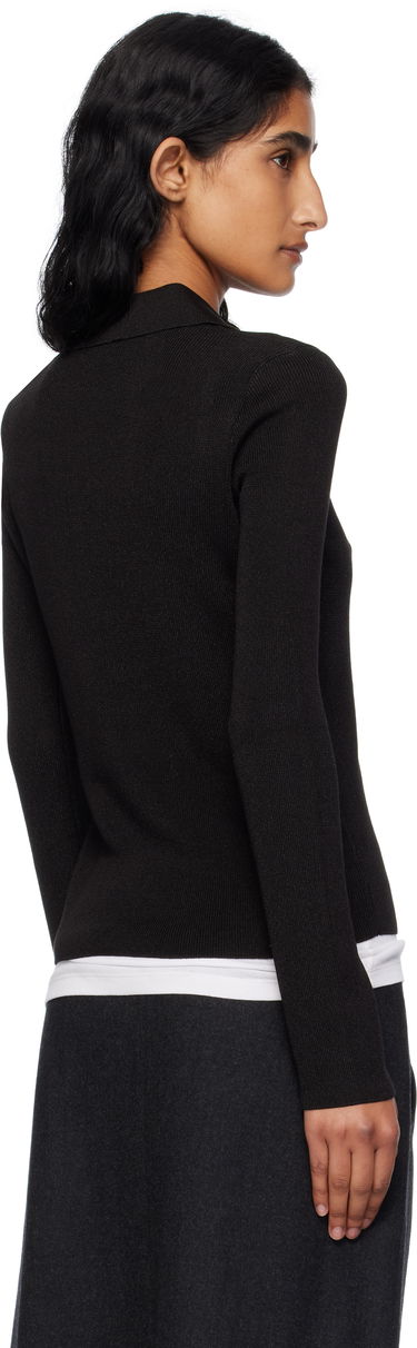 Polo skjorte A.P.C. A.P.C. Mila Knit Polo Top Sort | VIAMD-F23433, 2