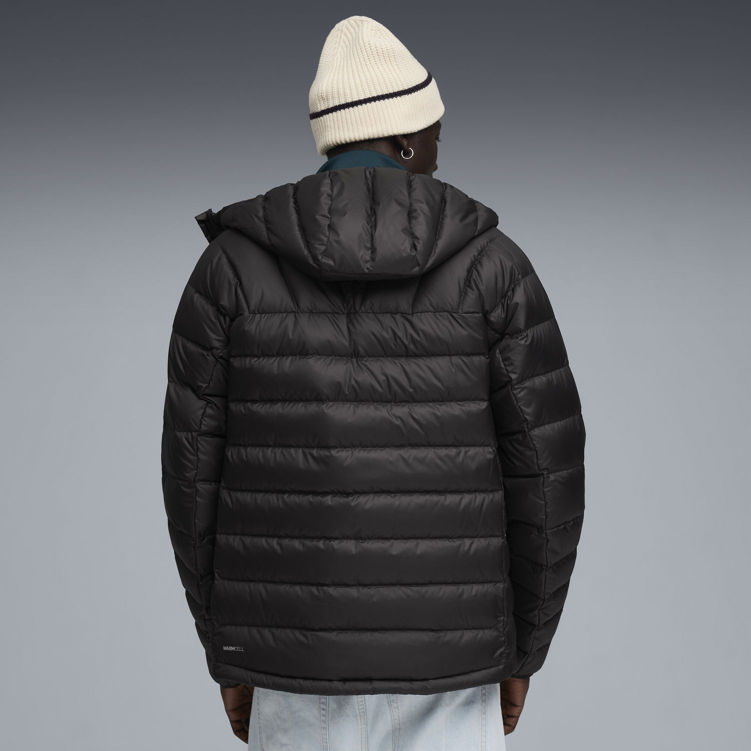 Puffer jakke Puma Packlite Hooded Down Jacket Sort | 685221_01, 1