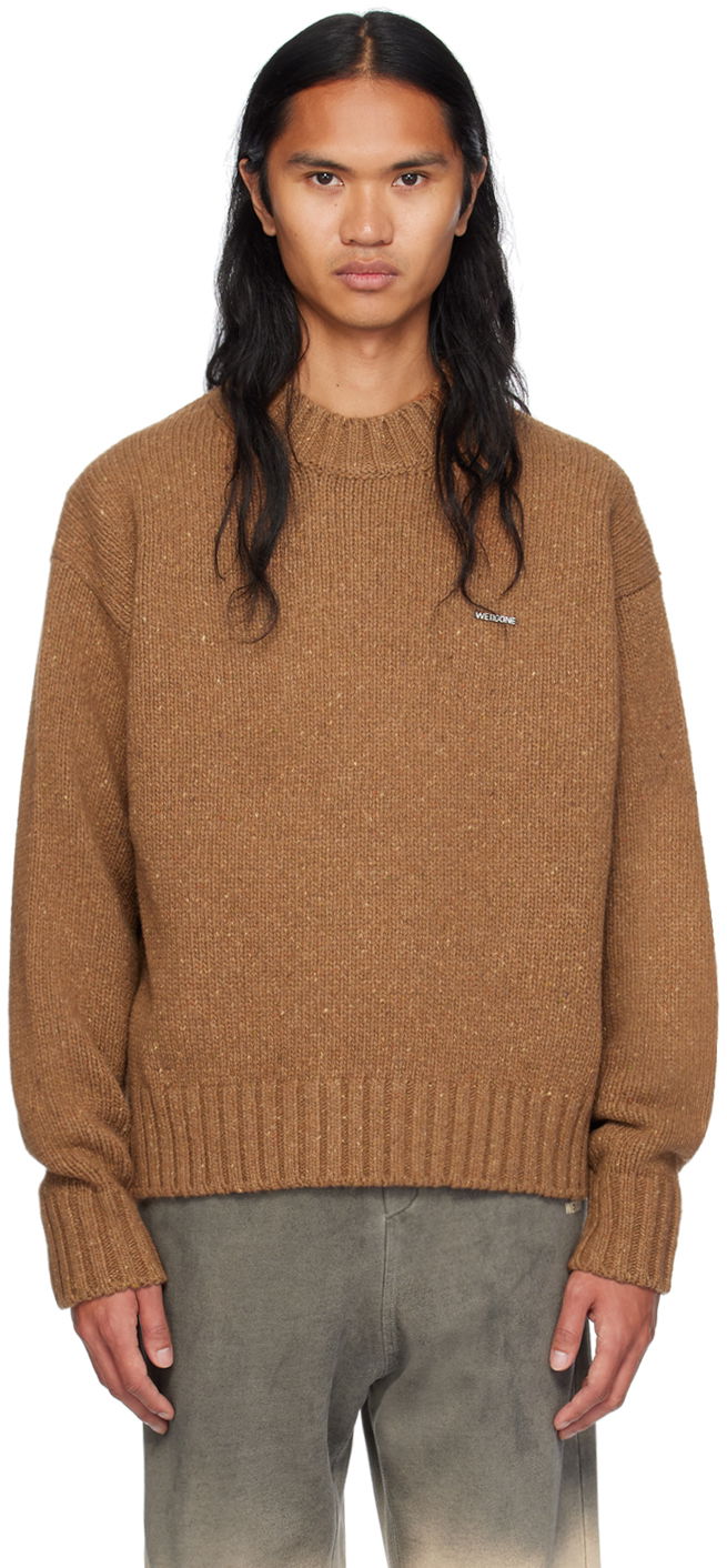 Sweater We11done We11done Chunky Knit Sweater Brun | WD-KT2-24-626-U-BR