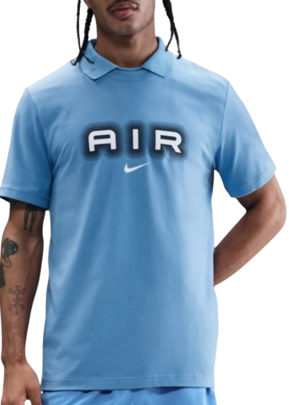 Polo skjorte Nike Nike Air Graphic Polo Shirt Blå | hm0185-489