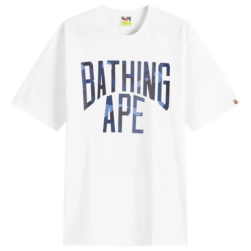 T-shirt BAPE Color Camo Arch Logo Graphic T-Shirt Hvid | 001TEK801023M-WHT