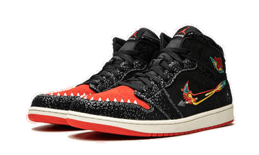 Sneakers og sko Jordan Air Jordan 1 Mid SE "Siempre Familia" GS Sort | DN5121-001, 3