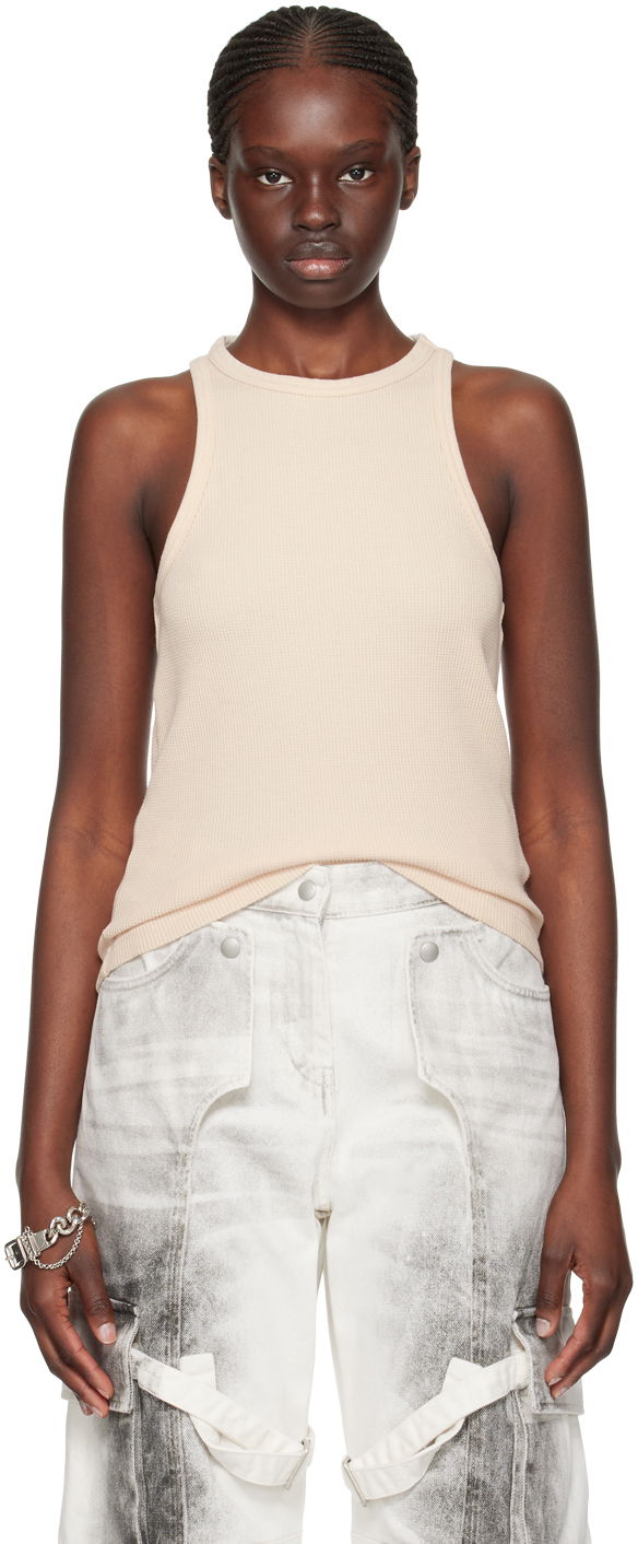 Tanktop Acne Studios Patch Tank Top Beige | CL0264-