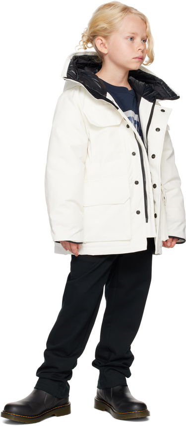 Parka Canada Goose Kids' Expedition Down Jacket Hvid | 4552Y, 3