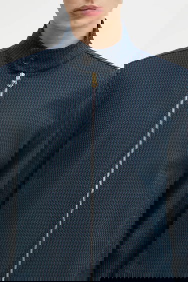 Bomberjakke Paul Smith Paul Smith Houndstooth Bomber Jacket Blå | M1R.603Z.T02808, 3
