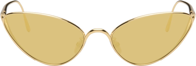 Solbriller Loewe Cat-Eye Shooting Star Sunglasses Gul | LW40179U@5930G 840126866209