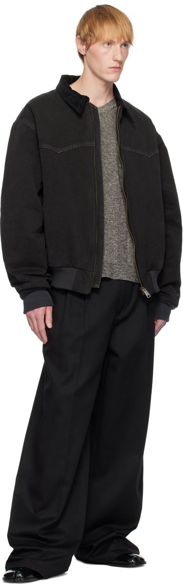 Jakke Maison Margiela Maison Margiela Yoke Caban Bomber Jacket Sort | S50AM0640 M35255, 3