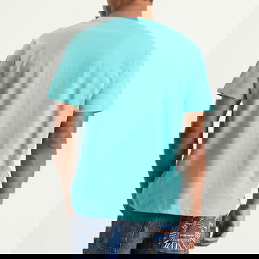 T-shirt Dime Dime Cursive T-Shirt, Size Large Turkis | DIMEFA2574TEA, 3