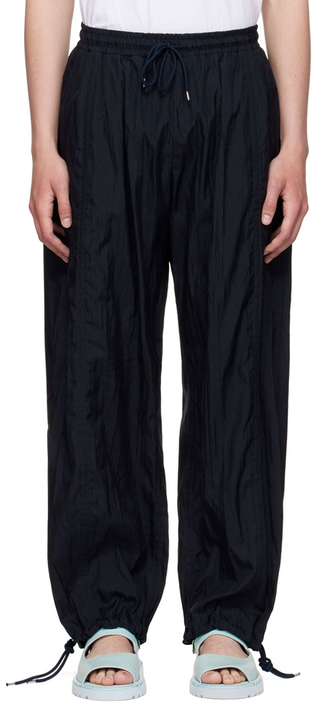 Bukser Stella McCartney Stella McCartney Nylon Trousers Mørkeblå | 6044413STA90