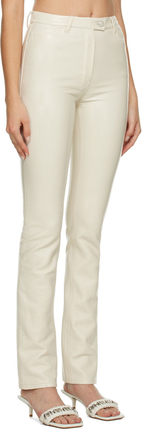 Bukser Courrèges Courrèges Slim-Fit Trousers Hvid | 322CPA071VY0003, 1