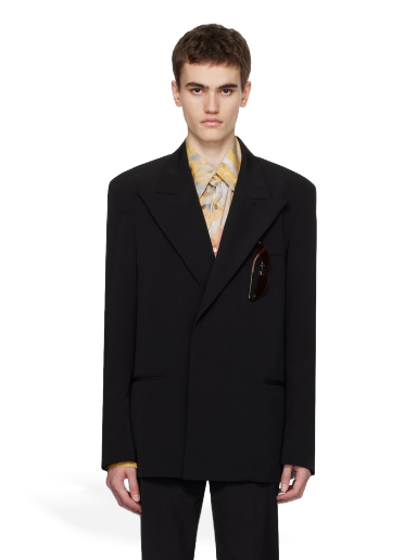 Frakker Acne Studios Double Breasted Blazer Sort | BH0189-