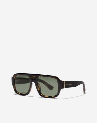 Solbriller Dolce & Gabbana Lusso Sartoriale Pilot Style Sunglasses Brun | VG4516VP49A9V000, 1