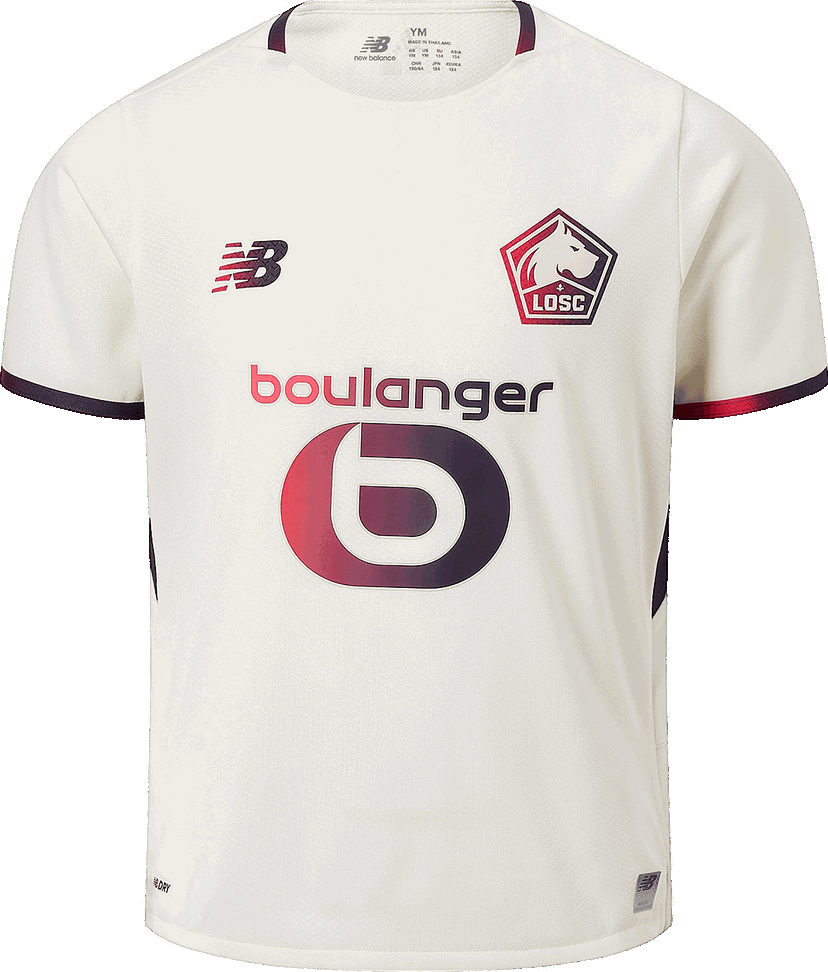 Jersey New Balance LOSC Lille Away Jersey 2025/26 Hvid | jt230455-awy