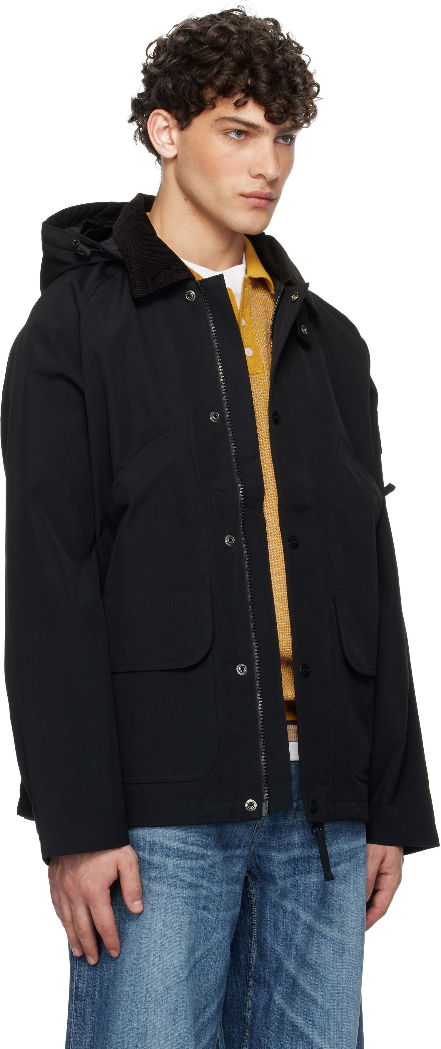 Parka Carhartt WIP Black Hooded Work Jacket Sort | I033871, 1