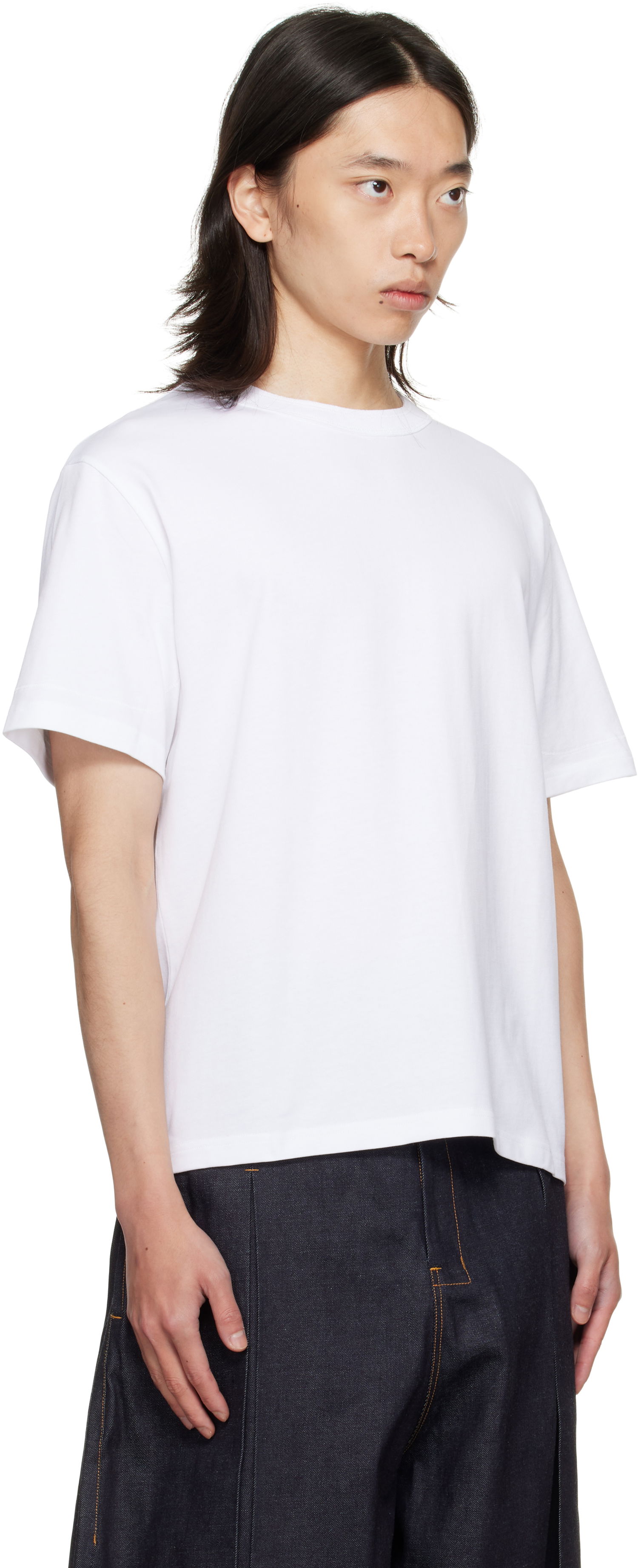 T-shirt sage NATION SAGE NATION Short Sleeve Lock T-Shirt Hvid | S043 SS LOCK TEE 100% COTTON W, 1