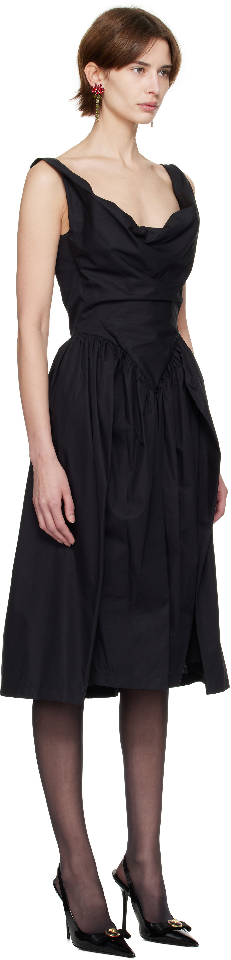 Kjole Vivienne Westwood Westwood Sunday Midi Dress Sort | 1101032Z-W009Q-SW, 1