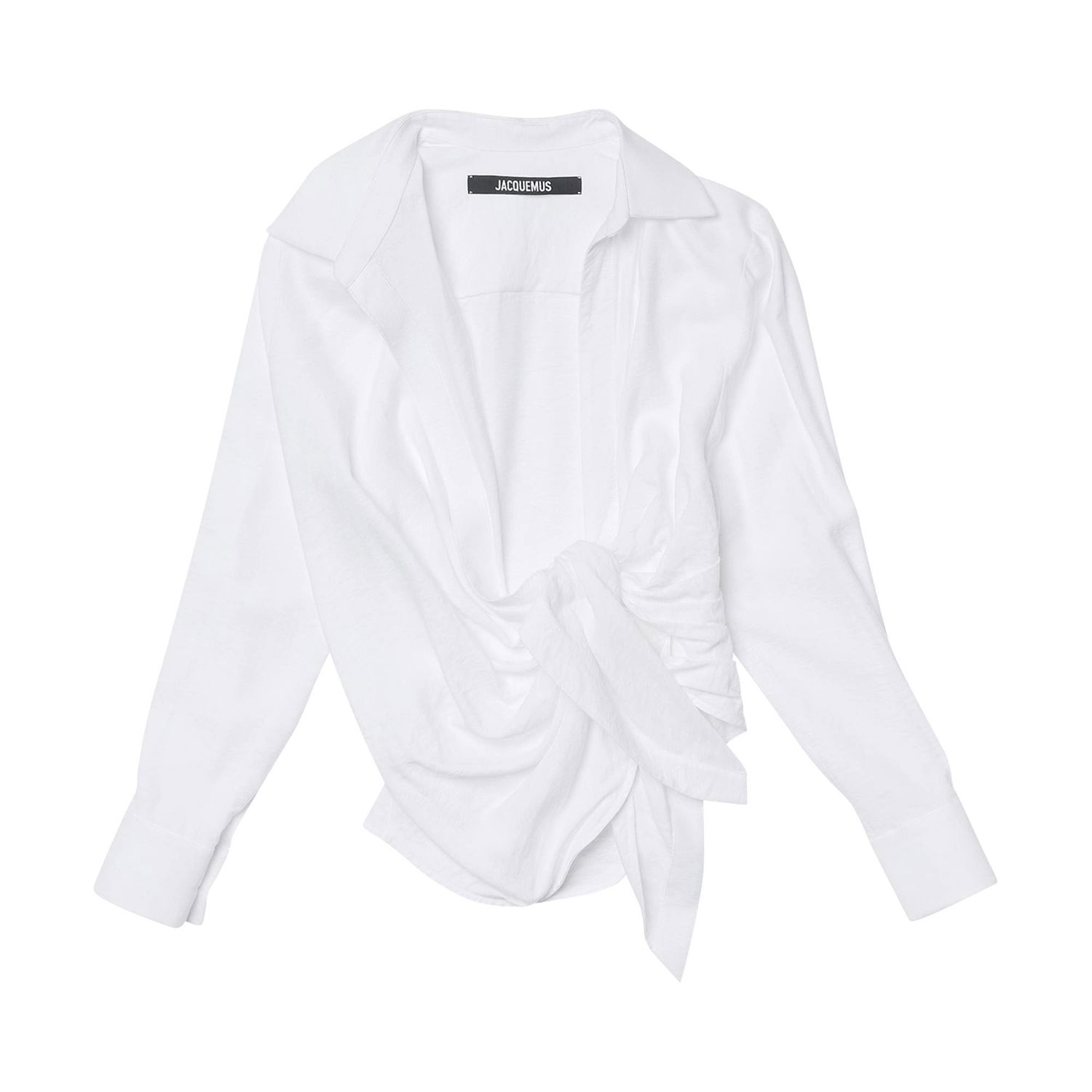 Skjorte Jacquemus La Chemise Bahia Shirt Hvid | 213SH002 1020 100, 1