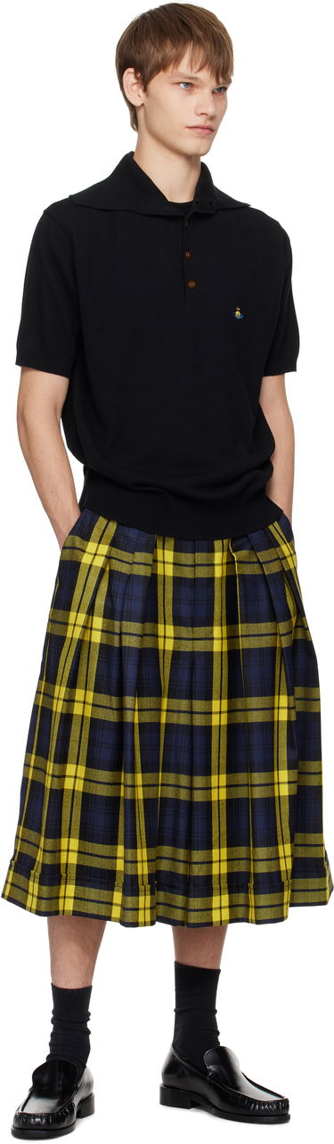 Polo skjorte Vivienne Westwood Vivienne Westwood Alex Knit Polo Sort | 2701001P-Y001V-, 3