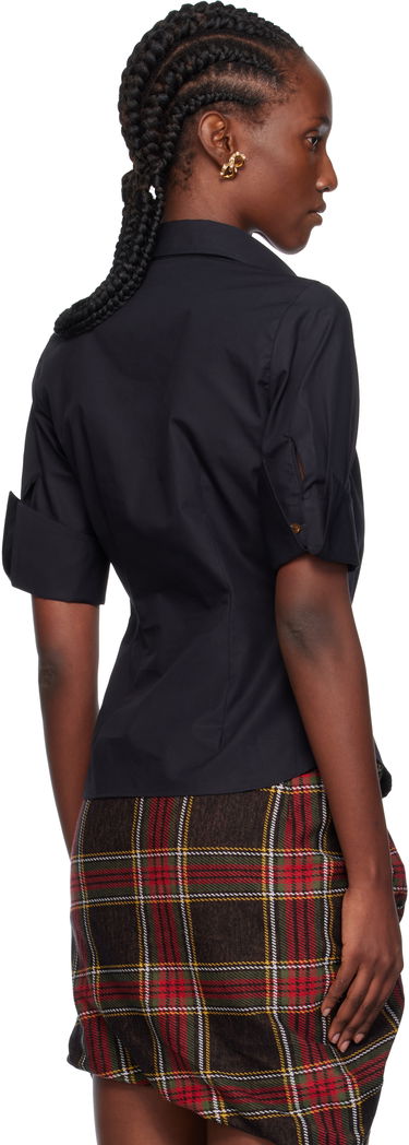 Skjorte Vivienne Westwood Vivienne Westwood Short Sleeve Violin Shirt Sort | 15010066-W009Q-, 2