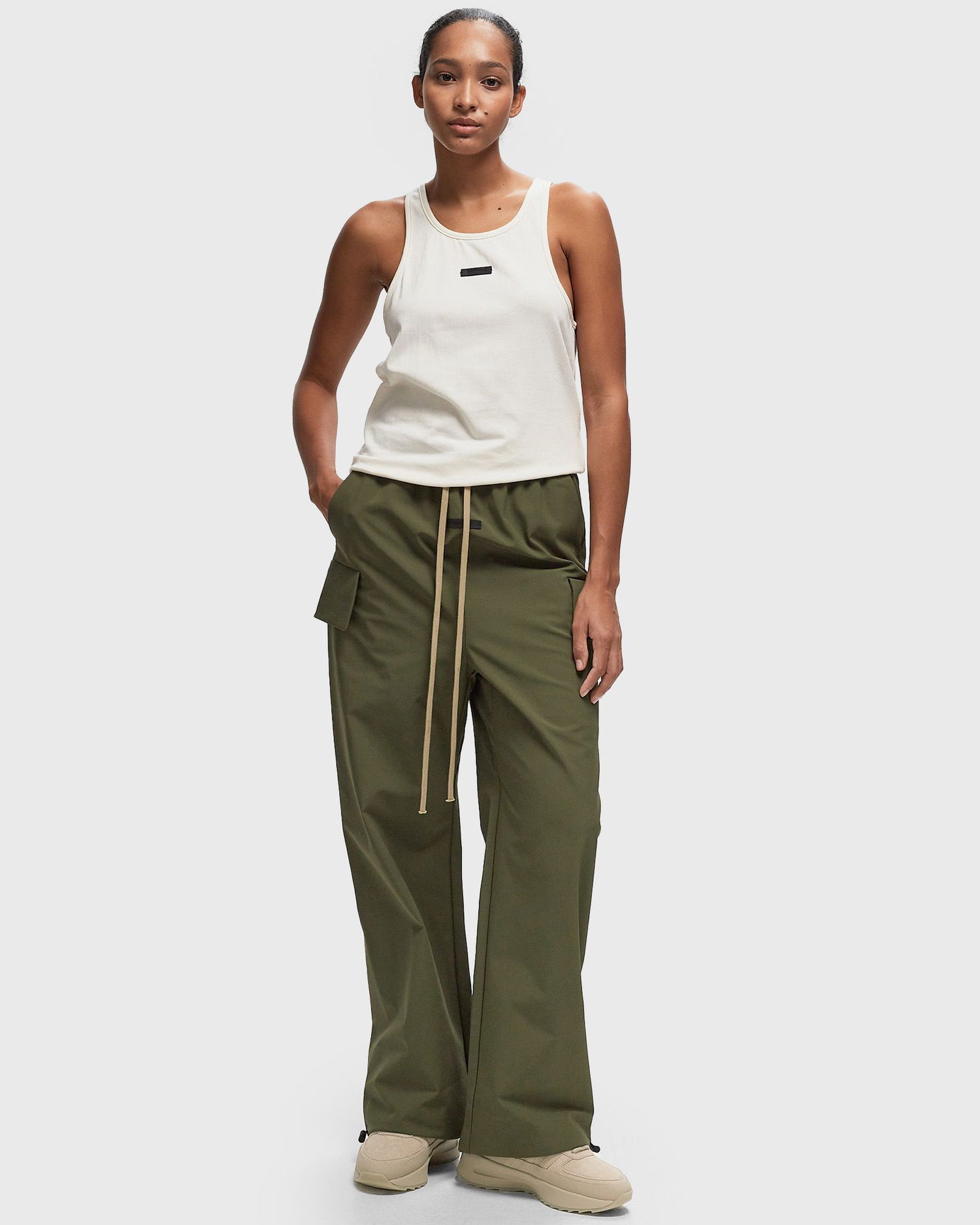 Tanktop Fear of God Essentials Tri-Blend Tank Top, Size L Hvid | 125BT245492FW-059, 1