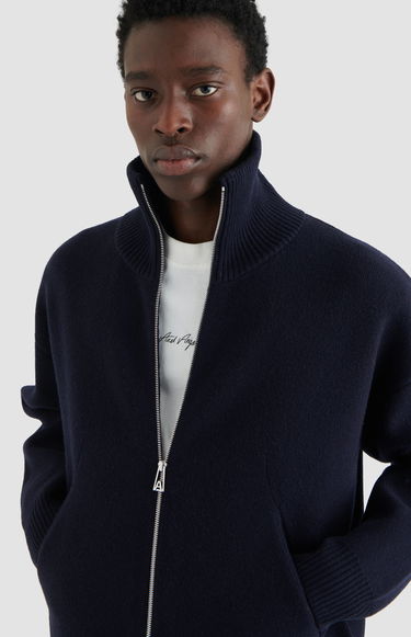 Sweater AXEL ARIGATO Core Zip-Up Sweater Sort | A2143001, 7
