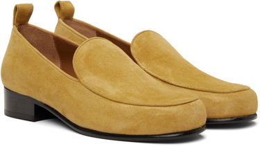 Skopleje BY FAR BY FAR Alfred Suede Loafers Gul | MWFFC023KL007BR052PL, 3