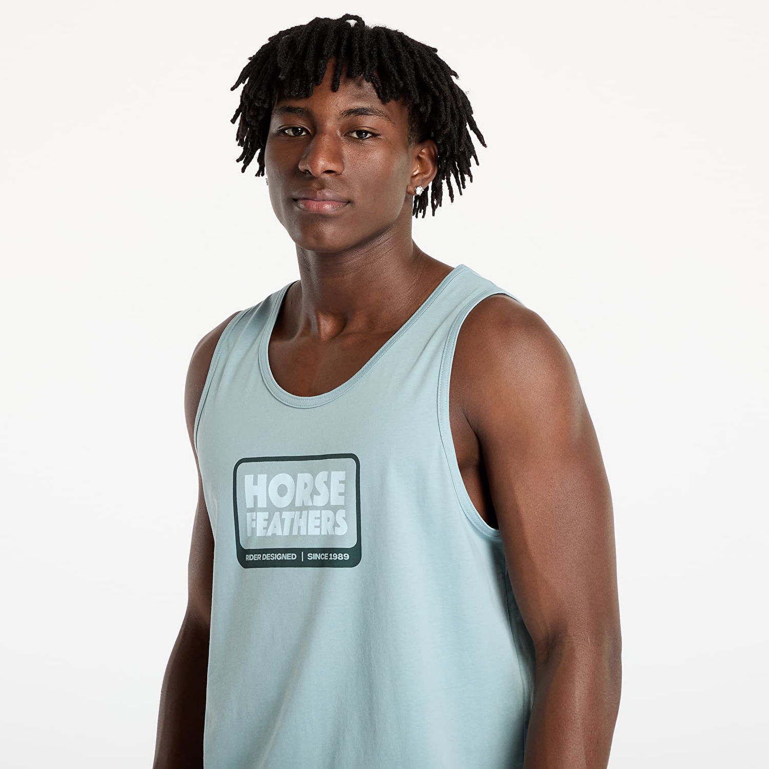 Tanktop Horsefeathers Horsefeathers Millennium Tank Top Turkis | SM1387A, 1