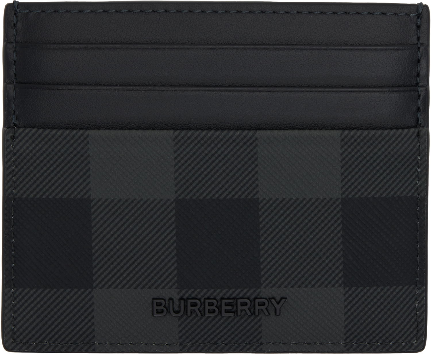 Tegnebog Burberry Burberry Sandon Check Card Holder Sort | 8112259, 0