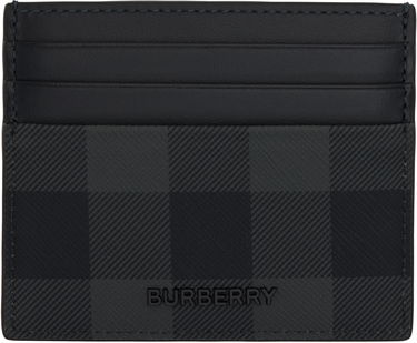 Tegnebog Burberry Burberry Sandon Check Card Holder Sort | 8112259, 0
