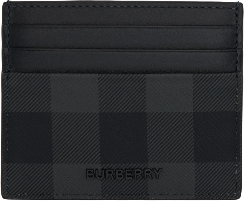 Tegnebog Burberry Burberry Sandon Check Card Holder Sort | 8112259