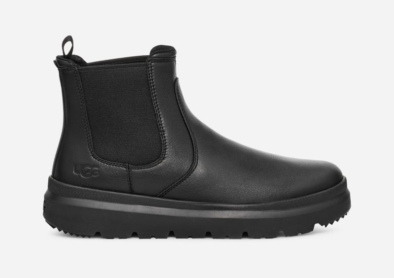 Sneakers og sko UGG Leather Chelsea Boot Sort | 1151790-BLK