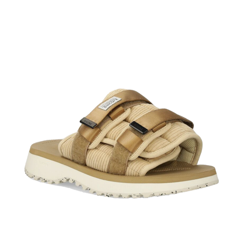 Sneakers og sko SUICOKE MOTO-SHELLab Slides Beige | MOTO.SHEL