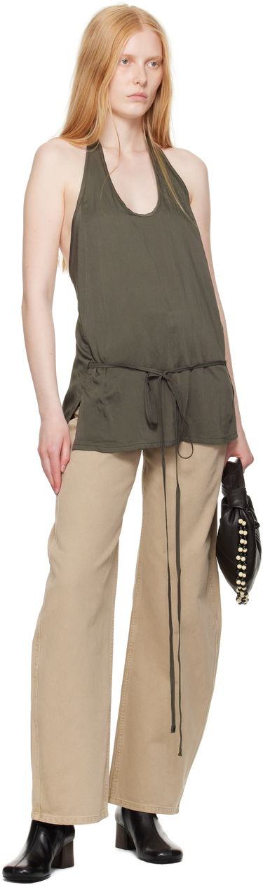 Tanktop LEMAIRE Lemaire Apron Halter Top Grøn | TO1387 LF1388, 3