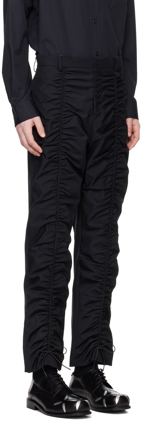 Bukser Simone Rocha Simone Rocha Ruched Trousers Sort | 4095 1075, 1