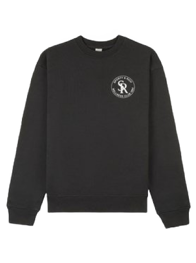 Sweatshirt Sporty & Rich Crewneck Sort | CR651FB
