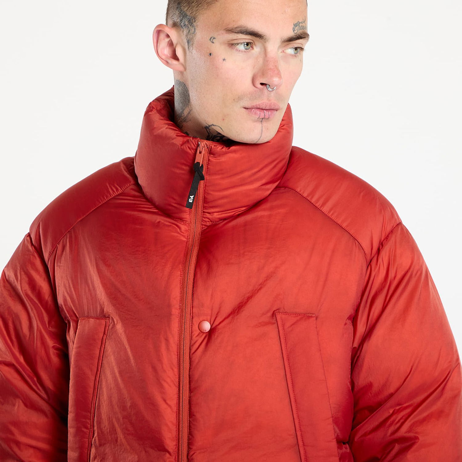 Jakke Y-3 Puff Jacket Tribe Orange Orange | KA2360, 1