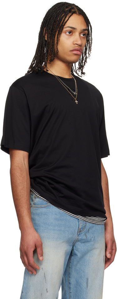 T-shirt Dolce & Gabbana Dolce&Gabbana Logo Embroidery T-Shirt Sort | G8PN9ZG7O4E, 1