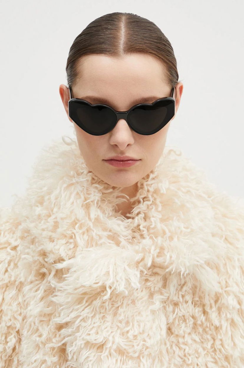 Solbriller Fiorucci Heart Black Sunglasses Sort | U01FPASU133AC03BK01