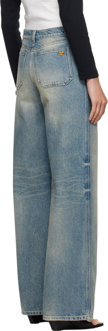Jeans Courrèges Courrèges Hammer Baggy Jeans Blå | VESDPA253DE0041, 2
