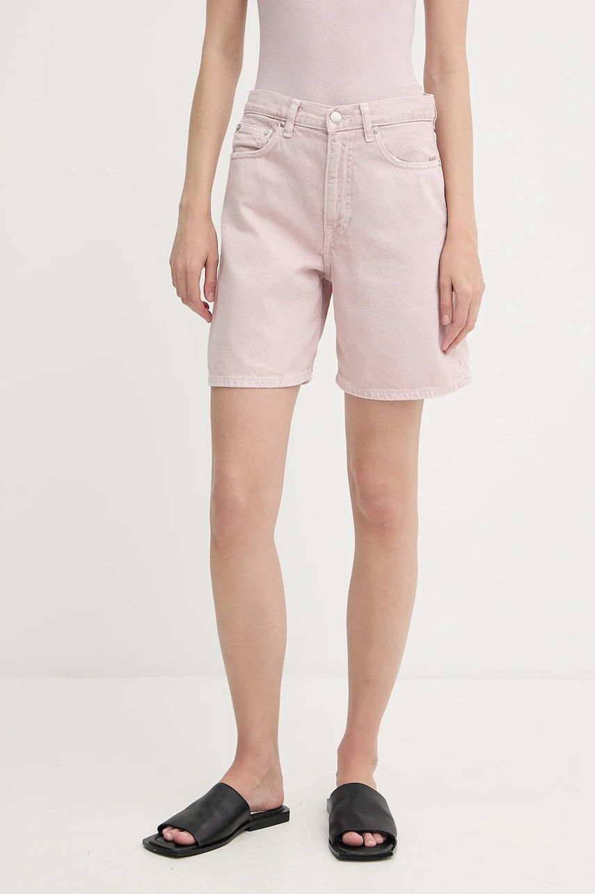 Shorts Samsoe Samsoe Samsoe Samsoe SASHELLY High Waist Shorts Lyserød | F25200013, 0