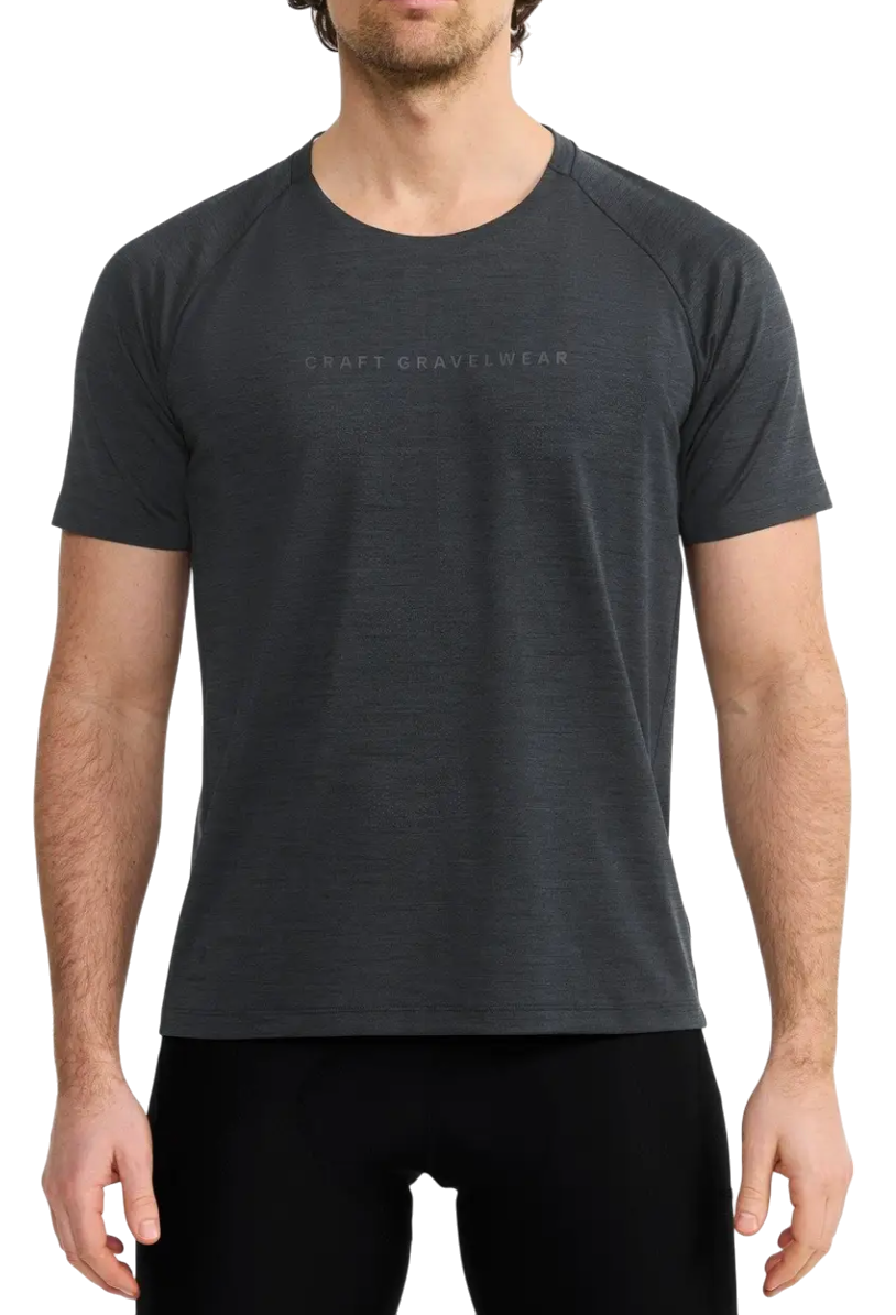 T-shirt Craft Craft Adv Gravel T-Shirt Grå | 1913183-999985