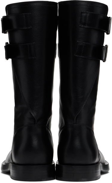 Tøj Ann Demeulemeester Ann Demeulemeester Milan Soft Biker Boots Sort | 2402-M-R42-LT141-099, 1