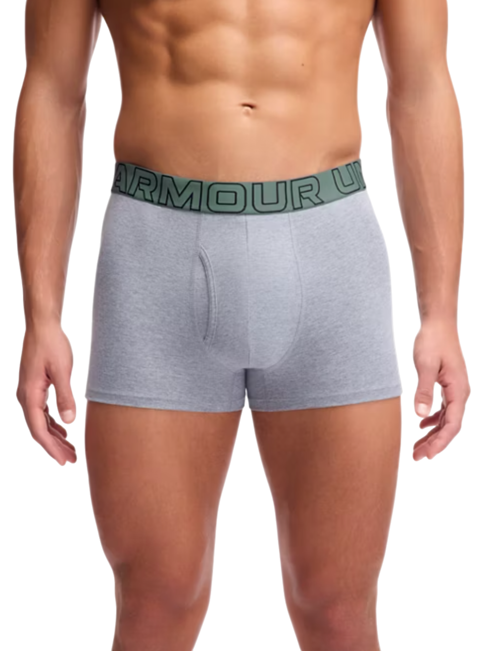Boksere Under Armour Under Armour SOLID 3in Boxer Shorts, 3-Pack Grøn | 1383891-035, 1