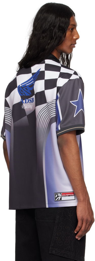 Jersey Andersson Bell Andersson Bell Checkerboard Racing Polo Sort | atb1298m, 2