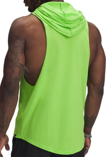 Tanktop Under Armour Project Rock Wire Sleeveless Hoodie Grøn | 1389986-362, 2